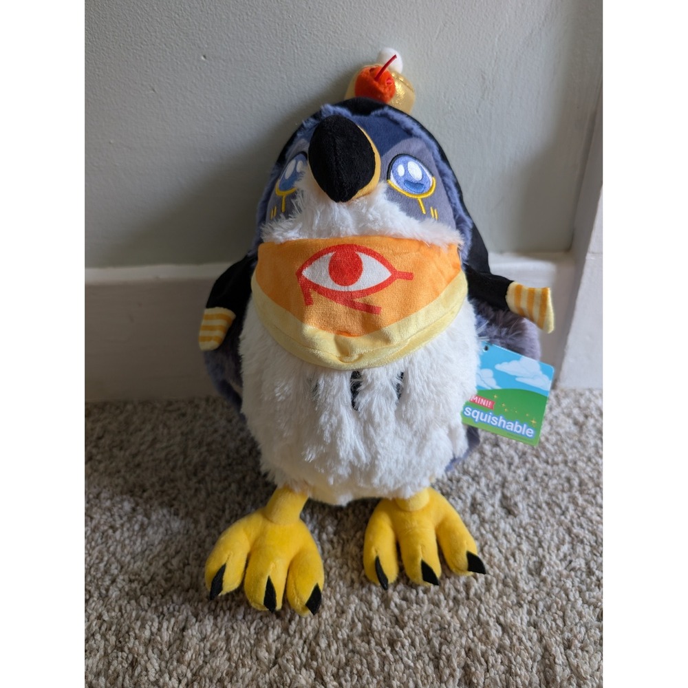 Squishable Mini Horus Plush 12 inch Blue NWT Egyptian Eye of Horus Stuffed Toy